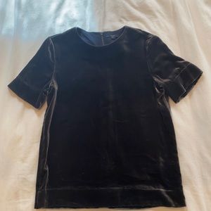 Cos velvet tee, size 2